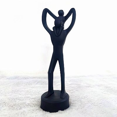 Escultura Pai e Filho em RESINA