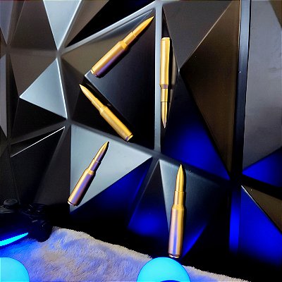 Munição Decorativa Gamer Airsoft FPS em Resina