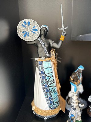 Imagem Resina 35cm Oxaguian Candomble