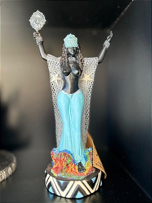 Imagem Resina 26cm Iemanja Candomble