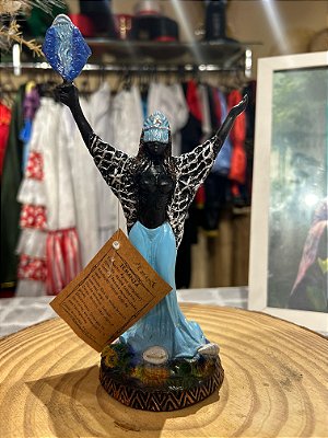 Imagem Resina 20cm Iemanja Candomble
