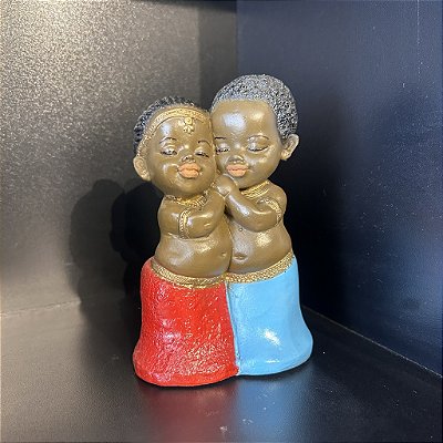 Imagem Casal Ibejis - 15cm