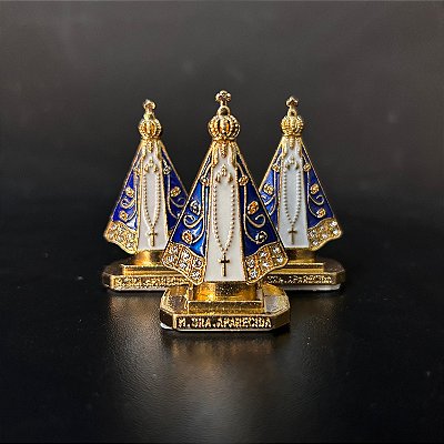 Imagem Nossa Senhora Aparecida - Dourado - 5cm