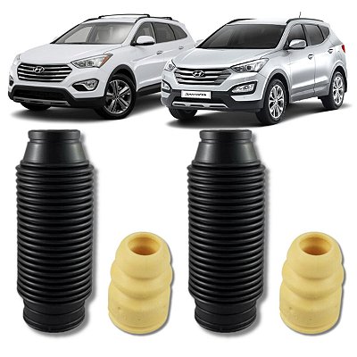 KIT BATENTE E COIFA AMORTECEDOR DIANTEIRO SANTA FE GRAND SANTA FE 3.3 V6 2013 A 2019