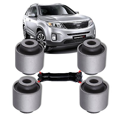 KIT 4 BUCHAS BRAÇO TRASEIRO SUPERIOR SORENTO 4x2 2013 a 2015