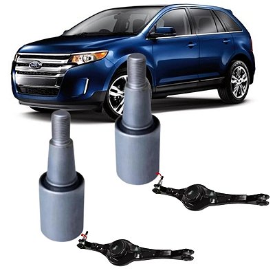 PAR 02 BUCHAS BANDEJA BALANÇA COM PINO SUSPENSÃO TRASEIRA EDGE 2011 2012 2013 2014 2015