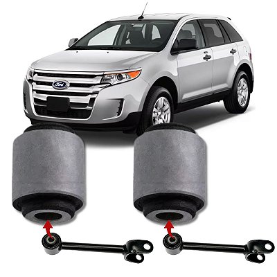 PAR 02 BUCHAS BRAÇO RETO SUSPENSÃO TRASEIRO EDGE 2011 2012 2013 2014 2015