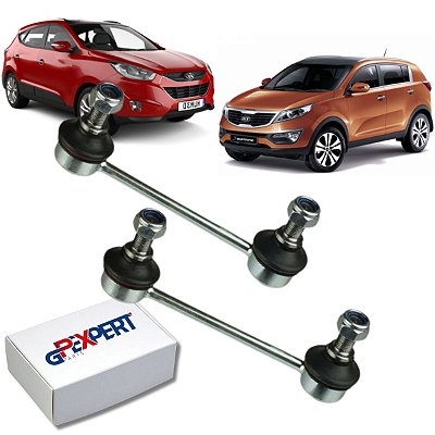 PAR DE BIELETA SUSPENSÃO TRASEIRA IX35 4X4 SPORTAGE 4X4 2010 2011 2012 2013 2014 2015 2016 2017 2018