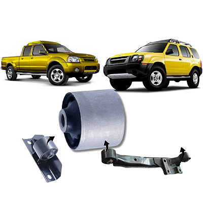 BUCHA SUPORTE DIFERENCIAL DIANTEIRO FRONTIER X-TERRA 2.8 1998 1999 2000 2001 2002 2003 2004 2005 2006 2007