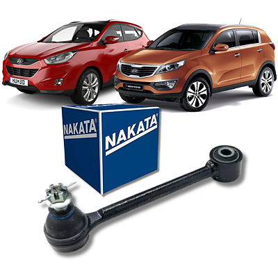 BRAÇO RETO PIVO TRASEIRO IX35 SPORTAGE 4X2 2010 2011 2012 2013 2014 2015 2016 2017 2018 2019 2020 NAKATA