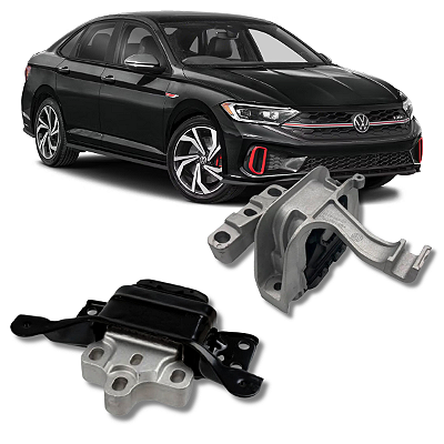 PAR COXIM MOTOR DIREITO CAMBIO SUPERIOR ESQUERDO JETTA 2.0 TSI GLI 2018 2019 2020 2021 2022 2023