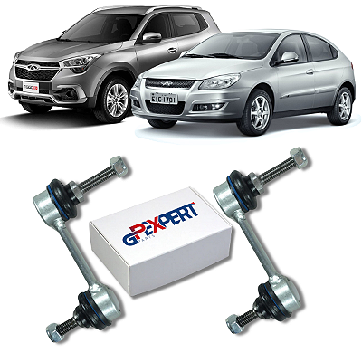 PAR BIELETA SUSPENSÃO TRASEIRA CHERY CIELO 2008 A 2015 TIGGO 5X 2019 A 2025