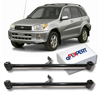 PAR BRAÇO INFERIOR OSCILANTE TRASEIRO RAV4 2000 2001 2002 2003 2004 2005