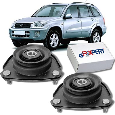 PAR DE COXIM DO AMORTECEDOR DIANTEIRO COM ROLAMENTO RAV4 2000 2001 2002 2003 2004 2005
