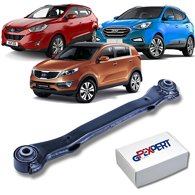 BRAÇO SUPERIOR SUSPENSÃO TRASEIRA IX35 SPORTAGE 2WD 2010 2011 2012 2013 2014 2015 2016 2017 2018 2019 2020