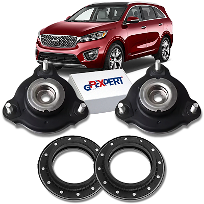 PAR SUPORTE COXIM DO AMORTECEDOR DIANTEIRO COM ROLAMENTO SORENTO 3.3 V6 2016 2017 2018 2019 2020 2021 2022