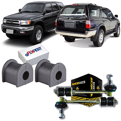 KIT BIELETA BUCHA BARRA ESTABILIZADORA TRASEIRA HILUX SW4 1997 1998 1999 2000 2001 2002 2003 2004