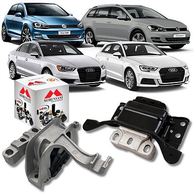 PAR COXIM MOTOR CAMBIO GOLF (VARIANT) 1.0 1.4 TSI 1.6 MSI AUDI A3 1.4 TFSI 2014 2015 2016 2017 2018 2019 2020 2021 2022