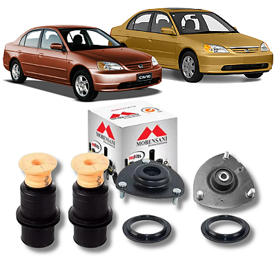 KIT COXIM BATENTE COIFA ROLAMENTO AMORTECEDOR DIANTEIRO CIVIC 2001 E 2002