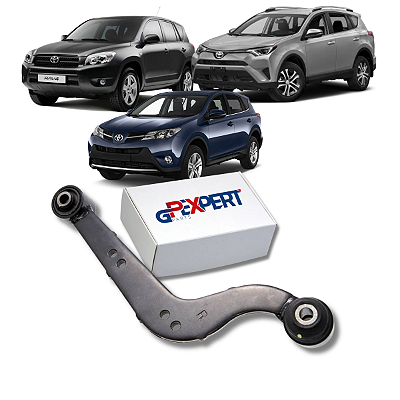BRAÇO TRASEIRO SUPERIOR CURVO BOOMERANG DIREITO RAV4 2006 2007 2008 2009 2010 2011 2012 2013 2014 2015 2016 2017 2018