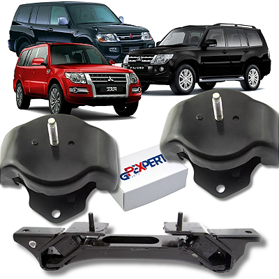 KIT 03 COXIM MOTOR E CAMBIO PAJERO FULL 3.2 3.8 2001 A 2021