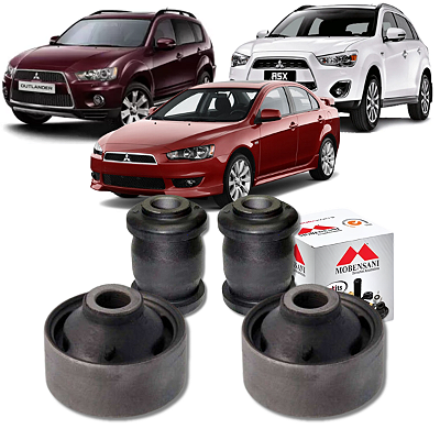 KIT 04 BUCHAS DA BANDEJA DO ASX LANCER OUTLANDER 2008 A 2018