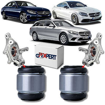 PAR BUCHAS MANGA DE EIXO BANDEJA TRASEIRA MERCEDES W205 S205 C205 2014 2015 2016 2017 2018