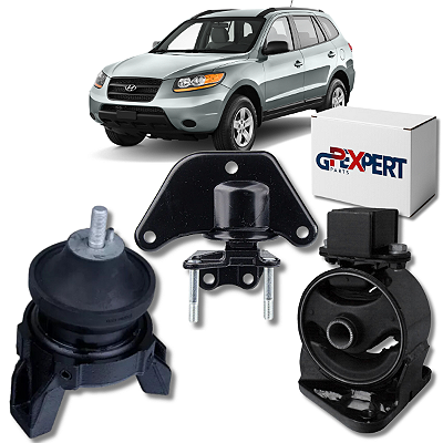 KIT 03 CALÇO COXIM CÂMBIO SANTA FÉ 2.7 V6 4WD 2007 2008 2009