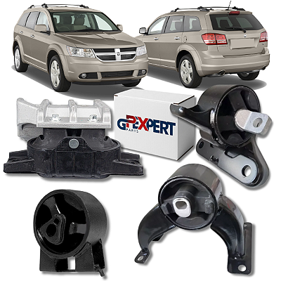 KIT 04 CALÇO COXIM MOTOR CÂMBIO JOURNEY 2.7 V6 2007 2008 2009 2010 2011
