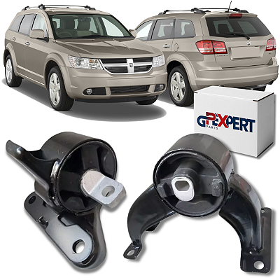 KIT 02 CALÇO COXIM MOTOR CÂMBIO JOURNEY 2.7 V6 2007 2008 2009 2010 2011