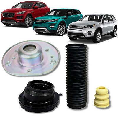 KIT COXIM BATENTE COIFA AMORTECEDOR DIANTEIRO JAGUAR E-PACE EVOQUE DISCOVERY SPORT 2011 A 2022