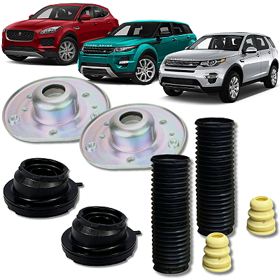 KIT 02 COXIM BATENTE COIFA AMORTECEDOR DIANTEIRO JAGUAR E-PACE EVOQUE DISCOVERY SPORT 2011 A 2022