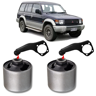 PAR BUCHAS SUPORTE DIFERENCIAL DIANTEIRO PAJERO GLS GLS-B 2.8 1990 A 2003