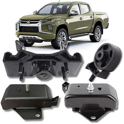 KIT 04 COXIM DO MOTOR CÂMBIO L200 TRITON 2.4 2017 2018 2019 2020 2021 2022 2023