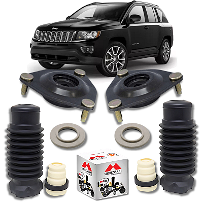 KIT COXIM BATENTE COIFA AMORTECEDOR DIANTEIRO COMPASS 2007 2008 2009 2010 2011 2012 2013 2014 2015