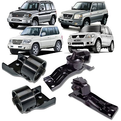 KIT 04 COXIM CALÇO MOTOR PAJERO TR4 / IO CAMBIO MANUAL 16V 1999 A 2015