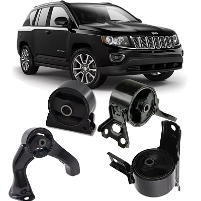 KIT 04 COXIM MOTOR CAMBIO JEEP COMPASS 2.0 2007 A 2014