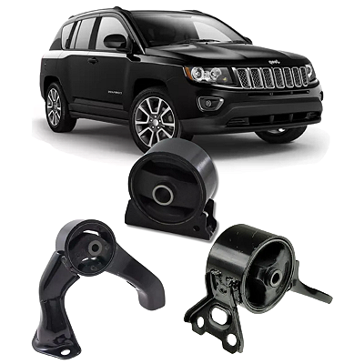 KIT 03 COXIM MOTOR CAMBIO JEEP COMPASS 2007 A 2014