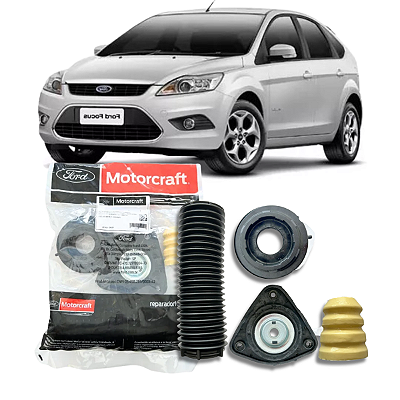 KIT COXIM BATENTE COIFA ROLAMENTO AMORTECEDOR DIANTEIRO FOCUS 2009 A 2013