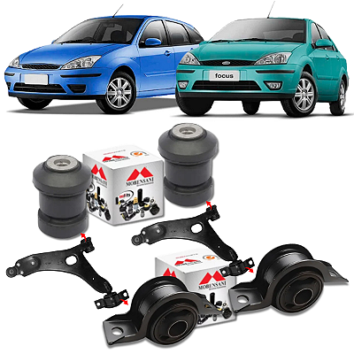 KIT 04 BUCHAS DA BANDEJA DIANTEIRA FOCUS 2000 A 2009