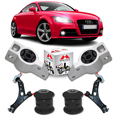 KIT 04 BUCHAS DA BANDEJA DIANTEIRA AUDI TT 2007 A 2013