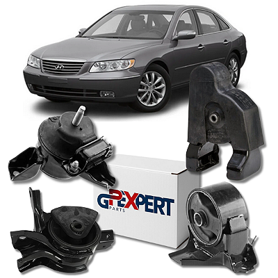 KIT 04 COXIM CALÇO MOTOR CAMBIO AZERA 3.3 V6 2006 2007 2008