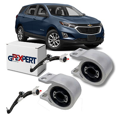 PAR BUCHA MAIOR MANCAL BANDEJA DIANTEIRA EQUINOX 2018 A 2025