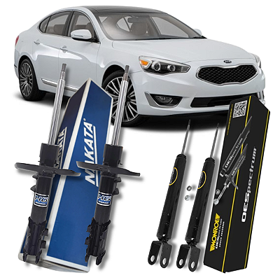 KIT 04 AMORTECEDOR DIANTEIRO TRASEIRO CADENZA 3.5 V6 2011/13