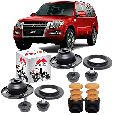 KIT COXIM BATENTE AMORTECEDOR DIANTEIRO PAJERO FULL 2001 A 2021