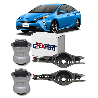 PAR BUCHAS DA BANDEJA TRASEIRA TOYOTA PRIUS 2019 A 2023