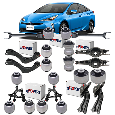 KIT 14 BUCHAS DA SUSPENSÃO TRASEIRA TOYOTA PRIUS 2019 A 2023