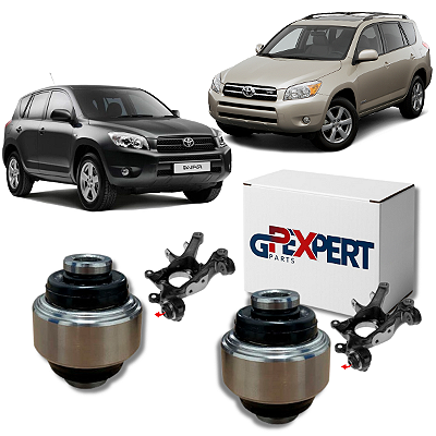 PAR BUCHA MANGA EIXO DA SUSPENSÃO TRASEIRA RAV4 2006 A 2012