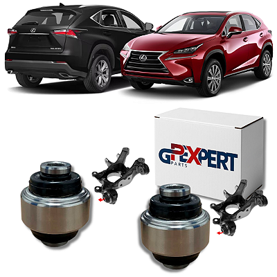 PAR BUCHA MANGA EIXO DA SUSPENSÃO TRASEIRA NX200T 2014 A 2021