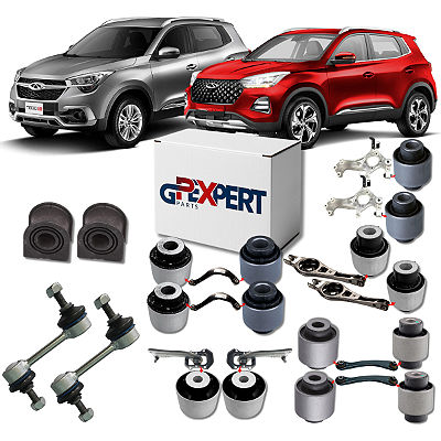 KIT 18 BUCHAS BIELETA SUSPENSÃO TRASEIRA TIGGO 5X 2019 A 2025